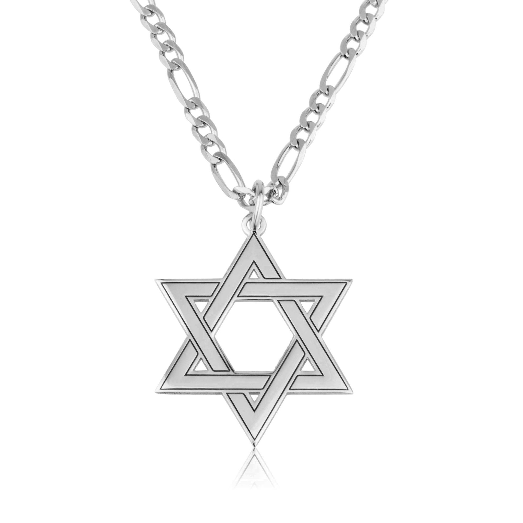 Star of David Necklace For Men La Vie Bien Star of David Necklace For Men