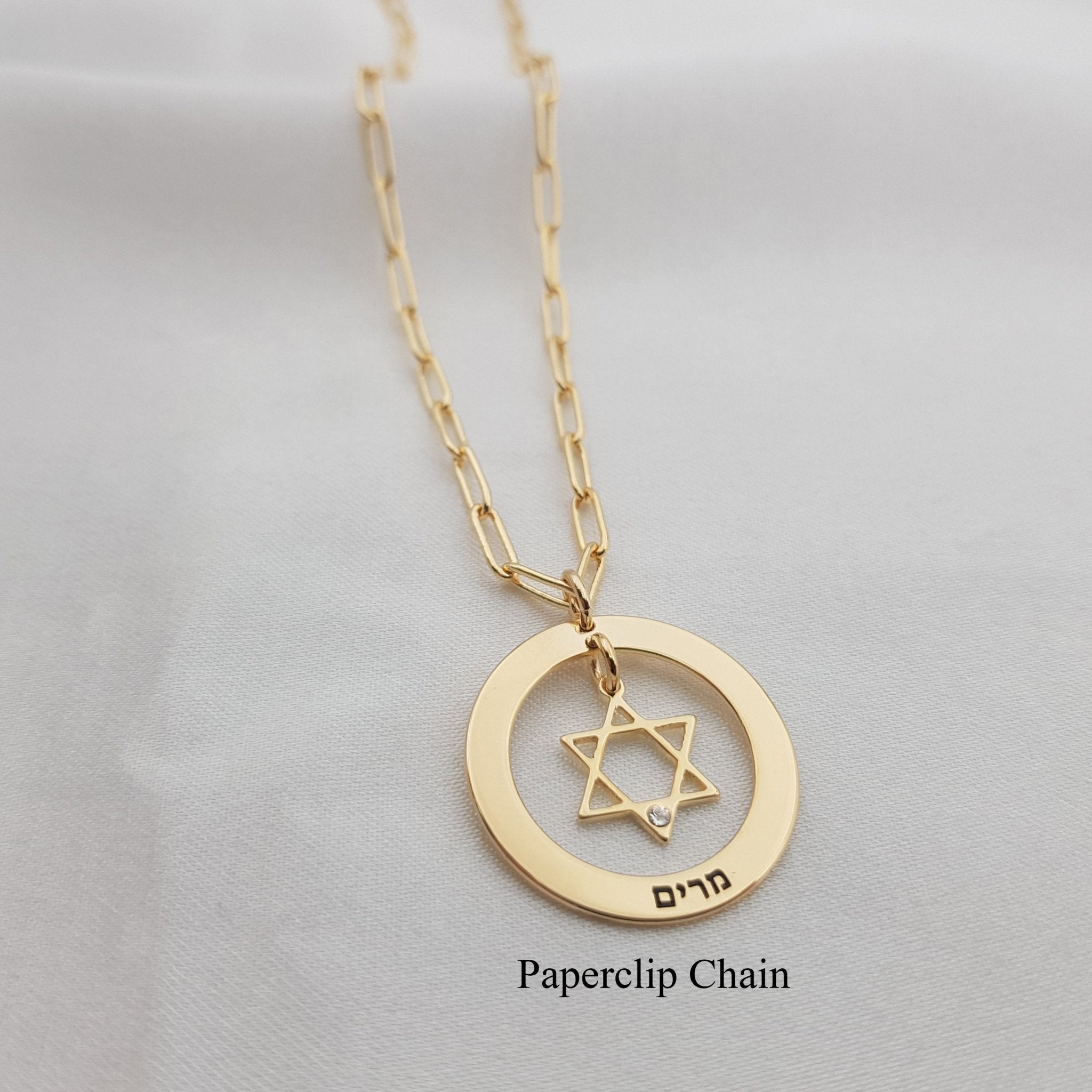 Star Of David Necklace With Names & Birthstones La Vie Bien Star Of David Necklace With Names & Birthstones