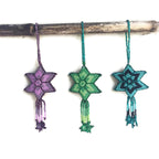 Star Seed Bead Handmade Ornament - Guatemala Decor La Vie Bien Star Seed Bead Handmade Ornament - Guatemala