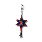 Star Seed Bead Key Chain - Guatemala Keychains La Vie Bien Star Seed Bead Key Chain - Guatemala
