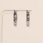 Starburst Chunky Rounded Huggie Hoop Earrings by Oh Clementine