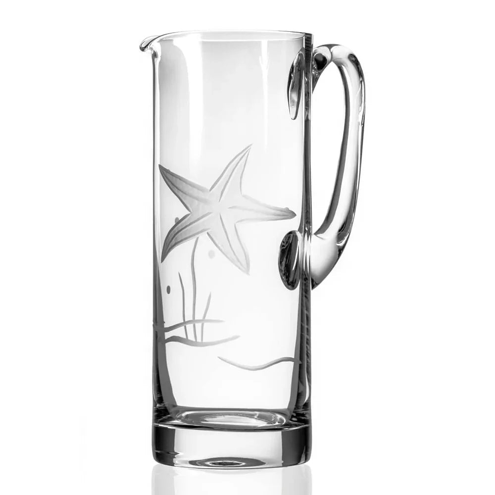 Starfish Etched Glassware Kitchen Accessories La Vie Bien Starfish Etched Glassware