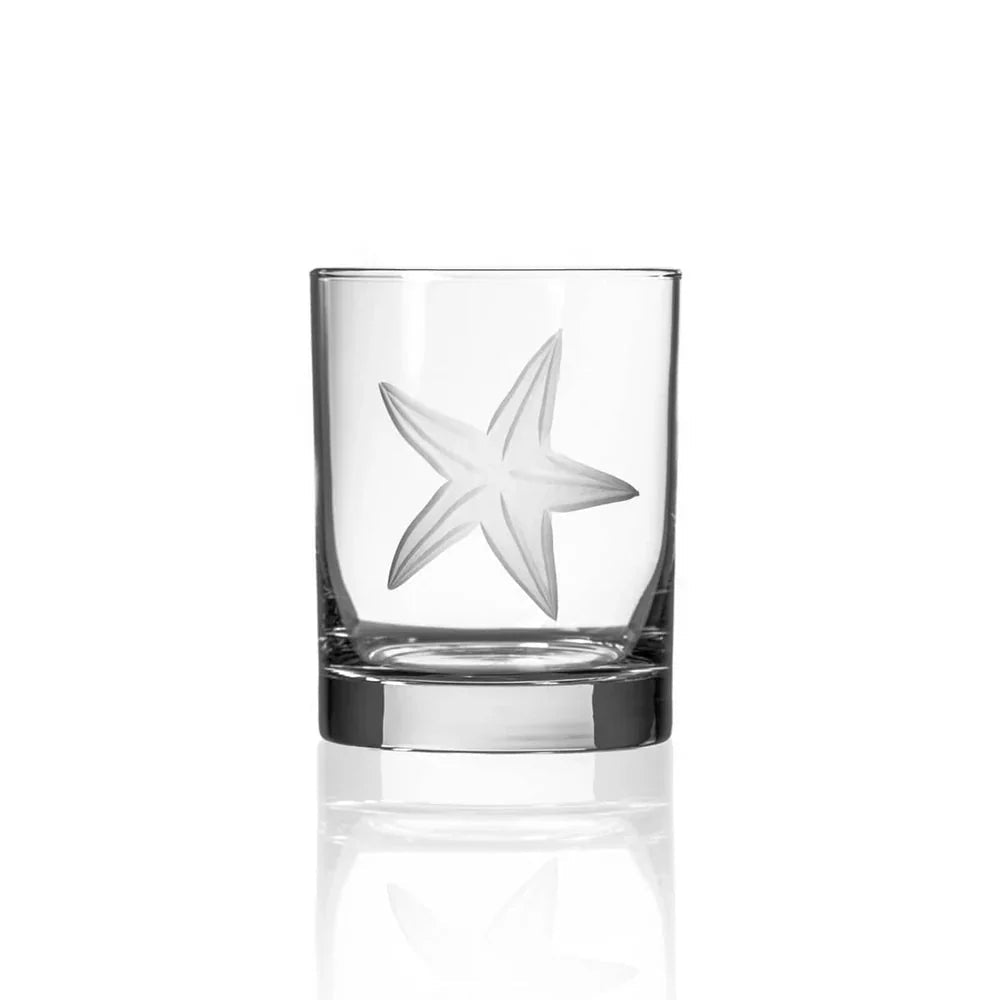 Starfish Etched Glassware Kitchen Accessories La Vie Bien Starfish Etched Glassware