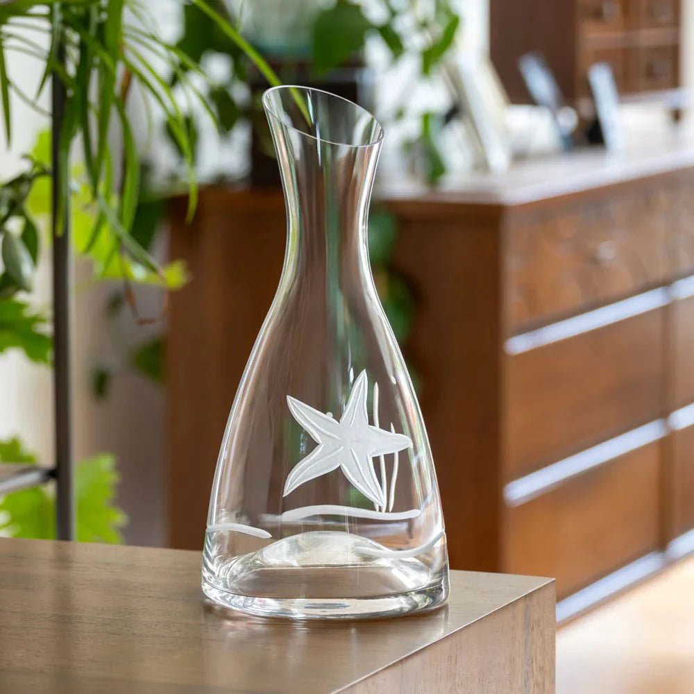 Starfish Etched Glassware Kitchen Accessories La Vie Bien Starfish Etched Glassware
