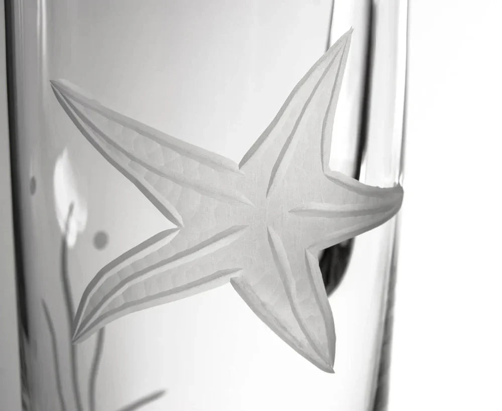 Starfish Etched Glassware Kitchen Accessories La Vie Bien Starfish Etched Glassware