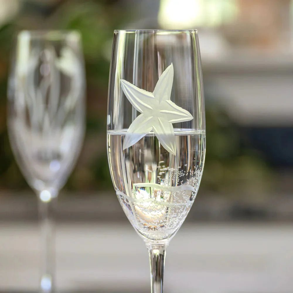 Starfish Etched Glassware Kitchen Accessories La Vie Bien Starfish Etched Glassware