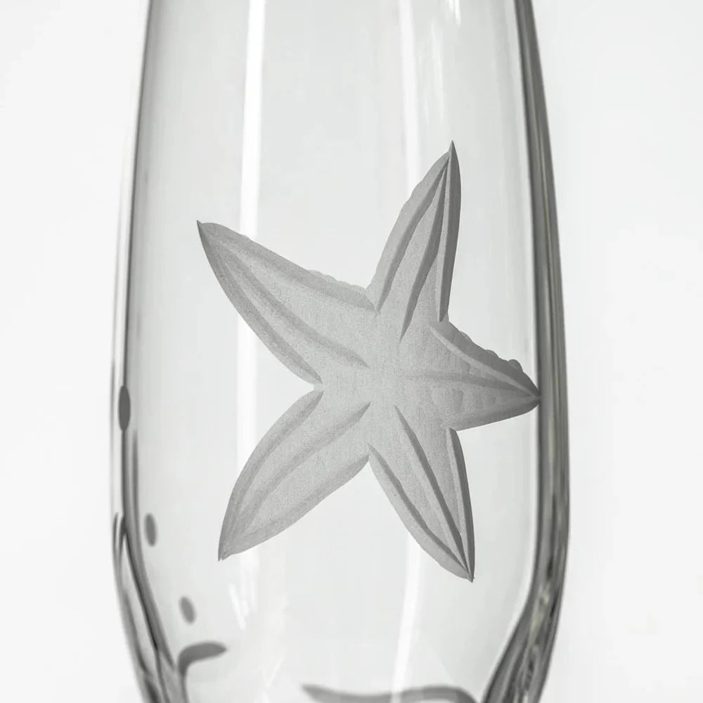 Starfish Etched Glassware Kitchen Accessories La Vie Bien Starfish Etched Glassware