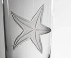 Starfish Etched Glassware Kitchen Accessories La Vie Bien Starfish Etched Glassware