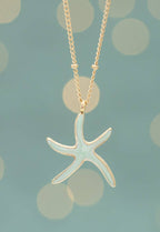 Starfish Hope Necklace in Gold Necklace La Vie Bien Starfish Hope Necklace in Gold