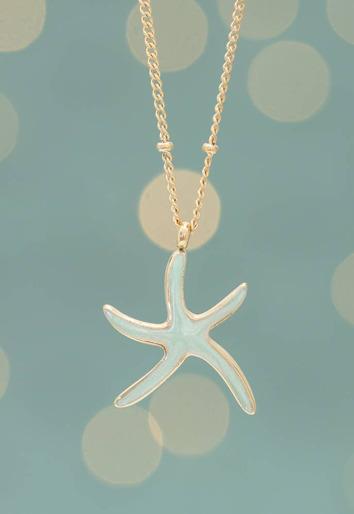 Starfish Hope Necklace in Gold Necklace La Vie Bien Starfish Hope Necklace in Gold