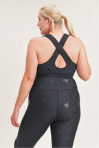 Starlight Star Foil Sports Bra Sports Bra La Vie Bien Starlight Star Foil Sports Bra