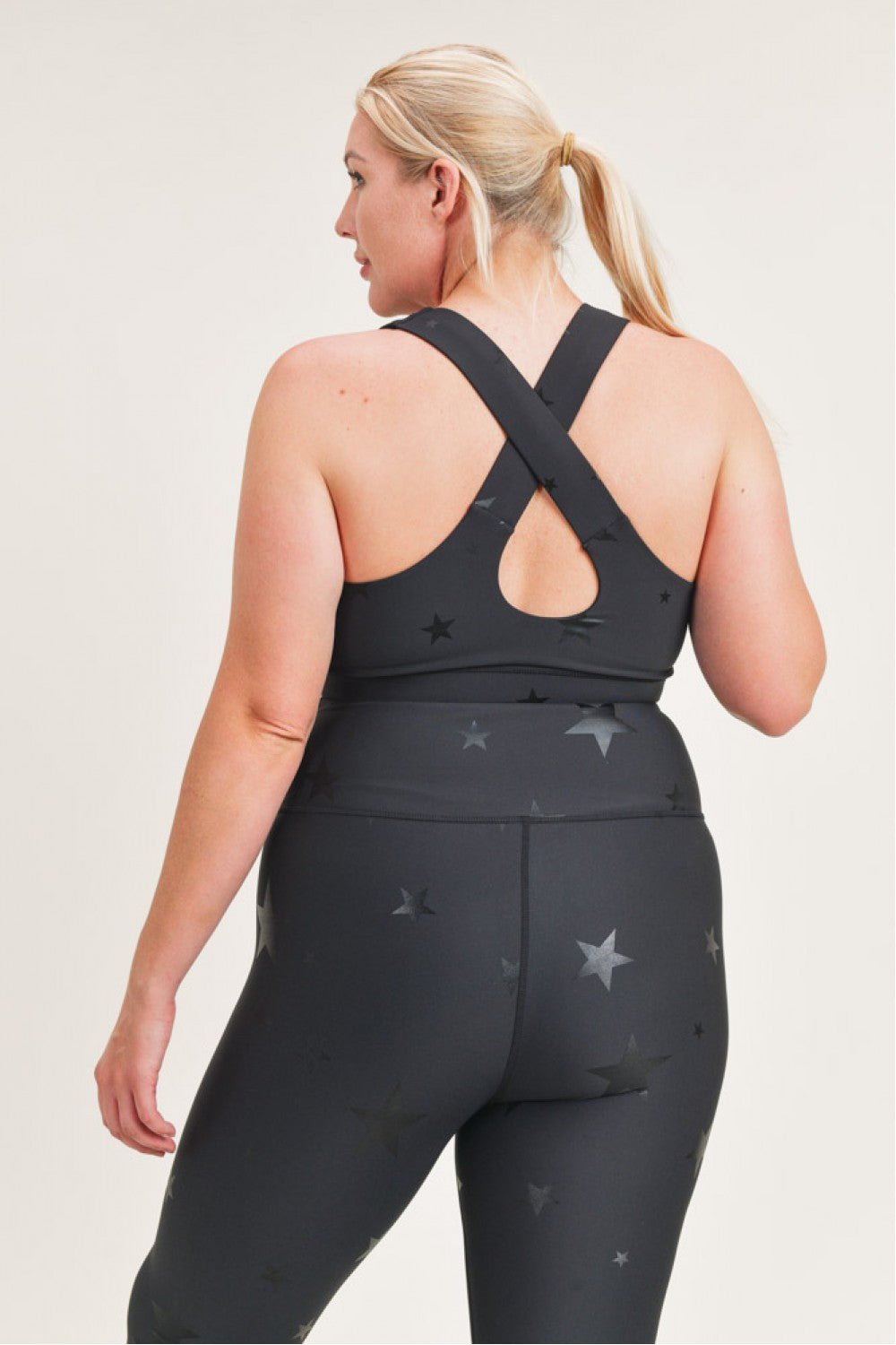 Starlight Star Foil Sports Bra Sports Bra La Vie Bien Starlight Star Foil Sports Bra