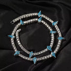 Starlit Spikes Diamond Necklace Necklaces La Vie Bien Starlit Spikes Diamond Necklace