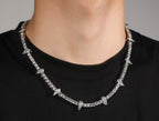Starlit Spikes Diamond Necklace Necklaces La Vie Bien Starlit Spikes Diamond Necklace