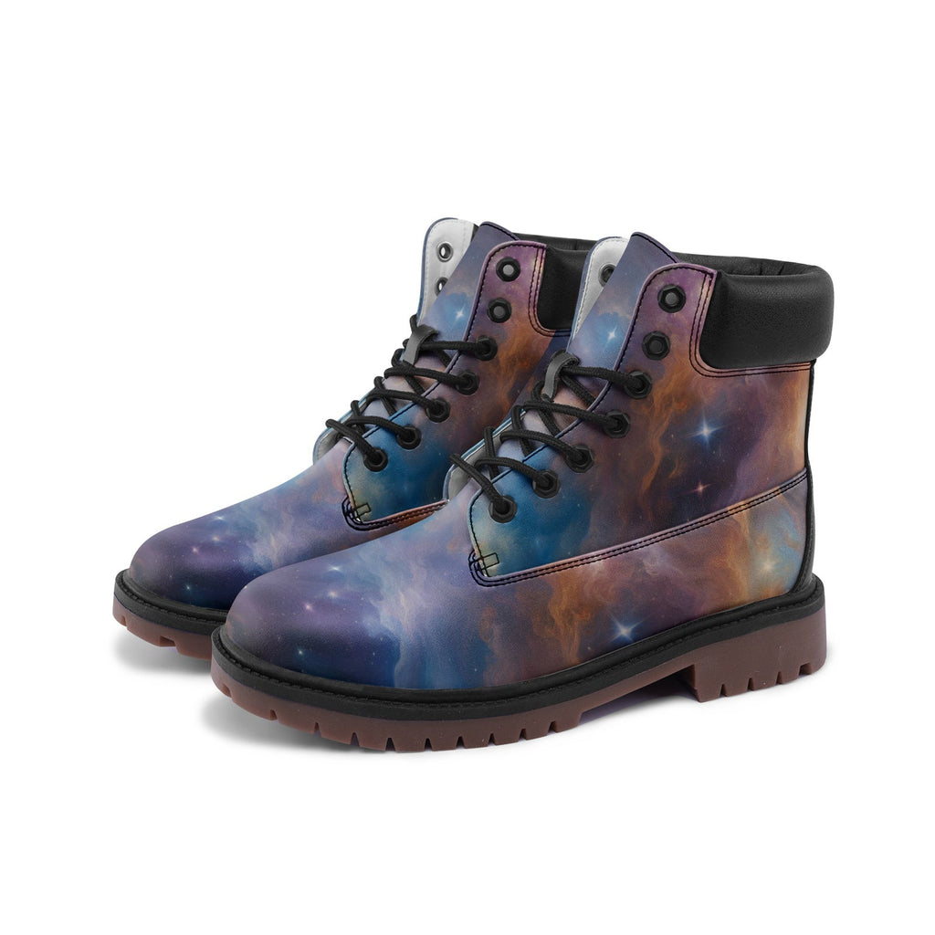 Starry galaxy Premium Lightweight Microfiber Leather Chukka Boots