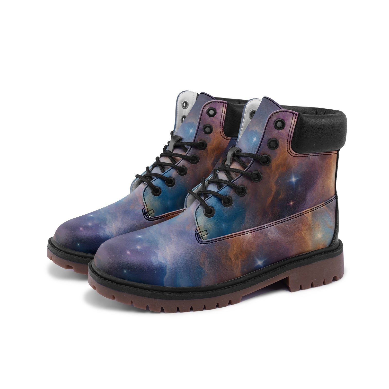 Starry galaxy Premium Lightweight Microfiber Leather Chukka Boots