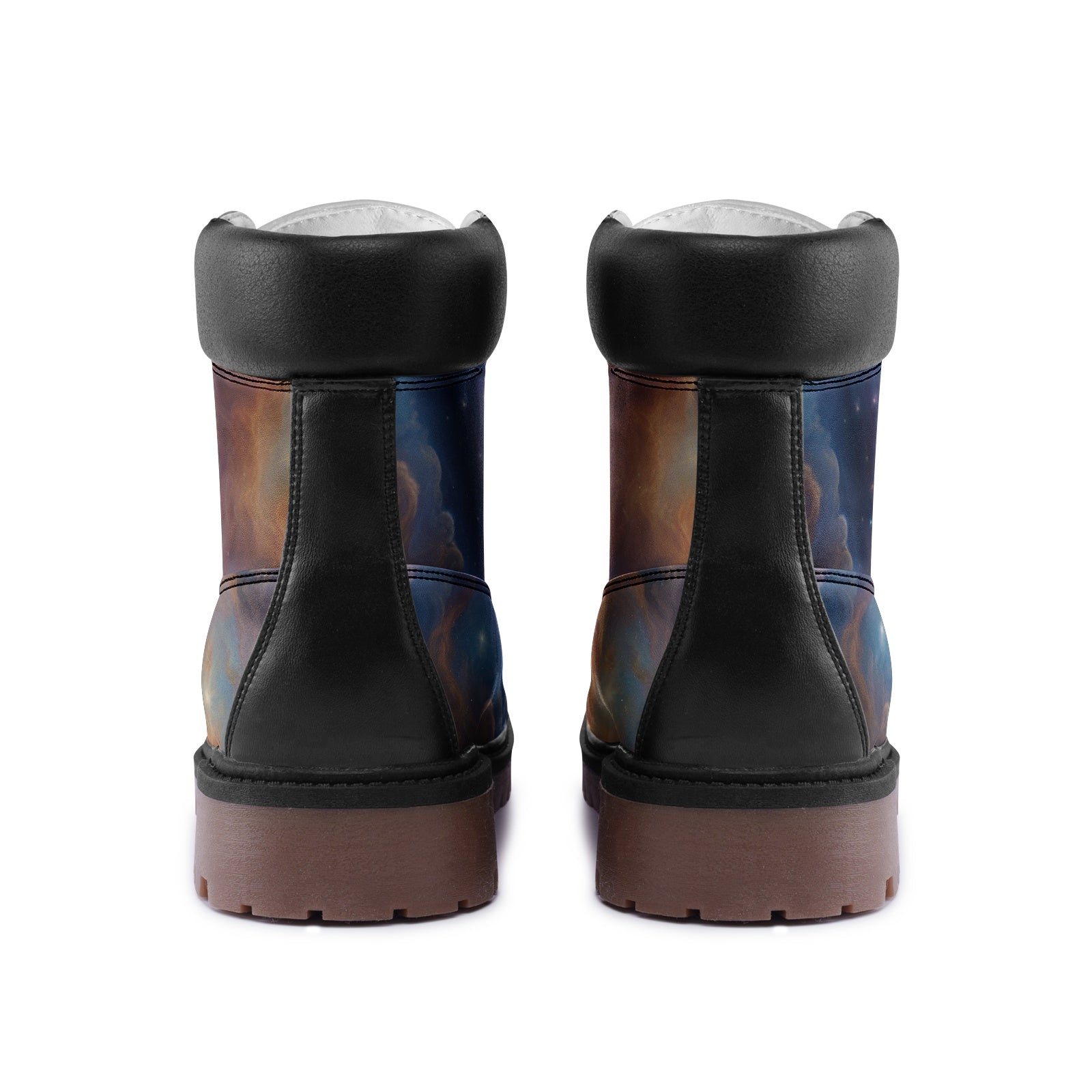 Starry galaxy Premium Lightweight Microfiber Leather Chukka Boots