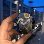 Starry Night Van Gogh Inspired Acetate Large Format Pin Brooch Brooches & Lapel Pins La Vie Bien Starry Night Van Gogh Inspired Acetate Large Format Pin Brooch