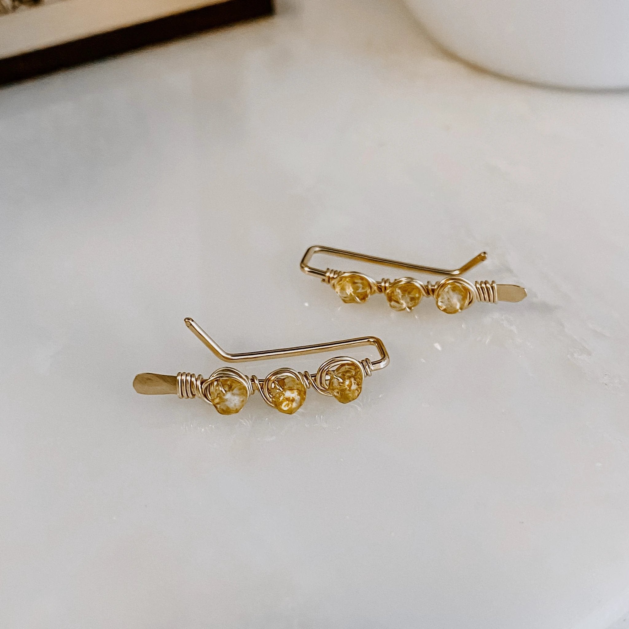 Stay Golden Ear Climbers by Derive Jewelry