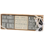 Stay Humble Gray Box Sign Set | Giftable Home Decor | 4" x 4" | Gift for Her Decor La Vie Bien Stay Humble Gray Box Sign Set | Giftable Home Decor | 4" x 4" | Gift for Her
