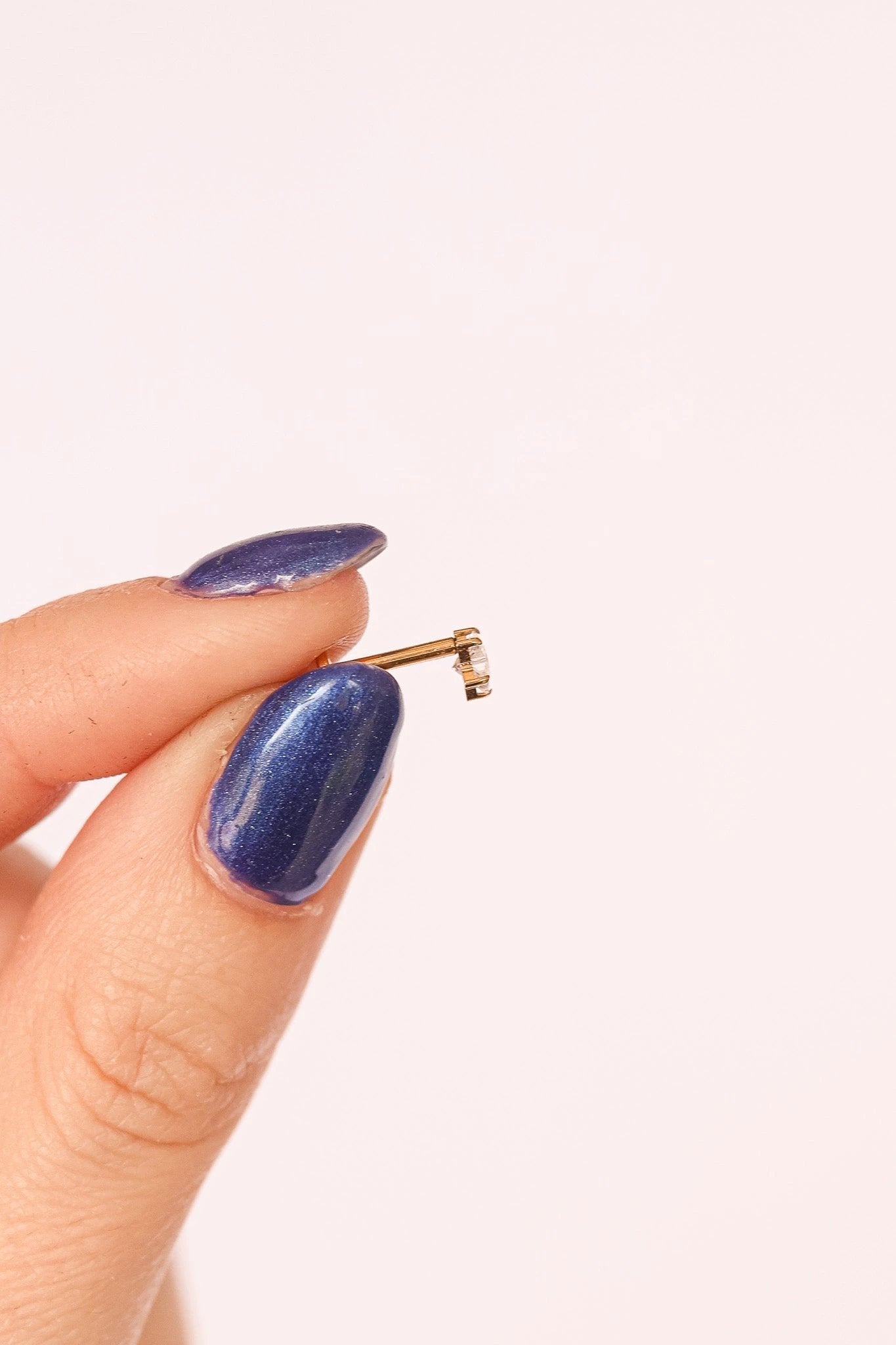Stella Flat Back Stud by Rose & Clay