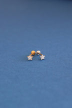 Stella Flat Back Stud by Rose & Clay
