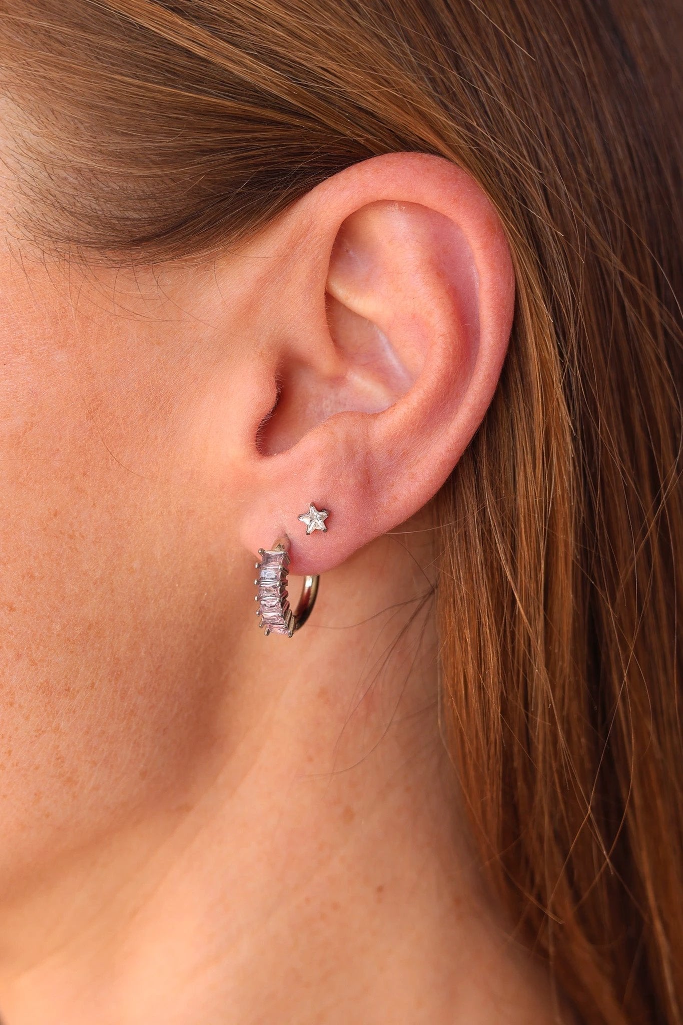 Stella Flat Back Stud by Rose & Clay