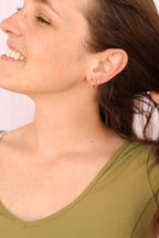 Stella Flat Back Stud by Rose & Clay