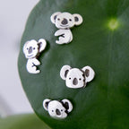 Sterling Koalas Post Earrings Earrings - Fine La Vie Bien Sterling Koalas Post Earrings