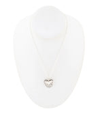 Sterling Silver Engraved Heart Pendant Neckalce by Barse Jewelry