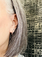 Sterling Silver Huggie Hoop Earrings