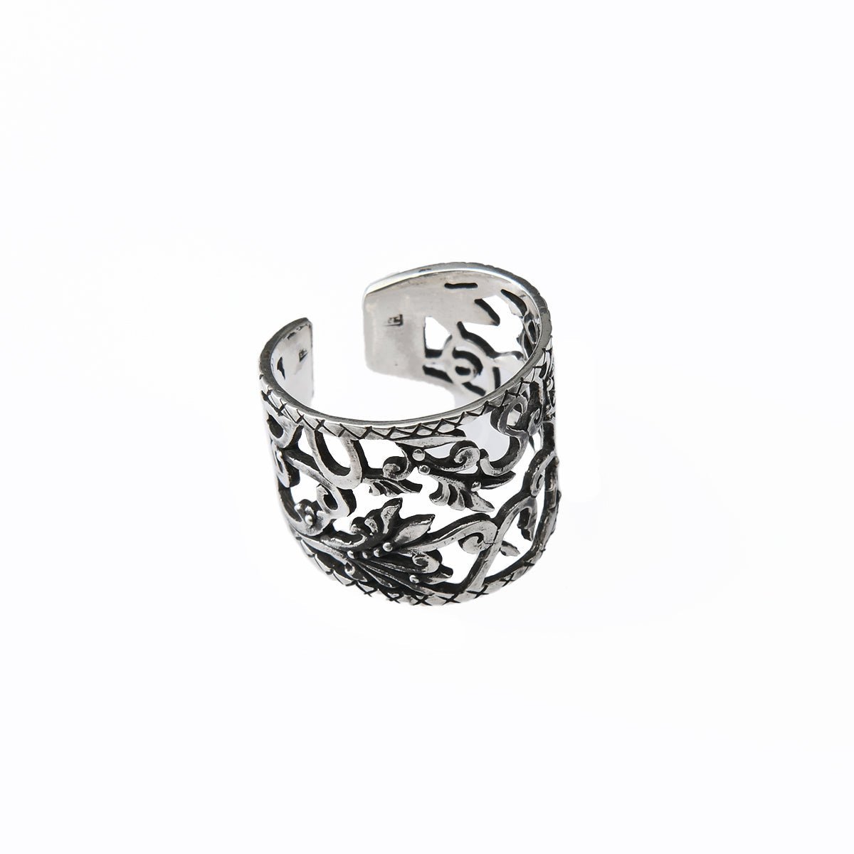 Sterling Silver Letters Ring rings La Vie Bien Sterling Silver Letters Ring