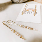 Sticks and Stones - Pearl Stick Earrings by Derive Jewelry