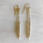 Sticks and Stones - Pearl Stick Earrings by Derive Jewelry
