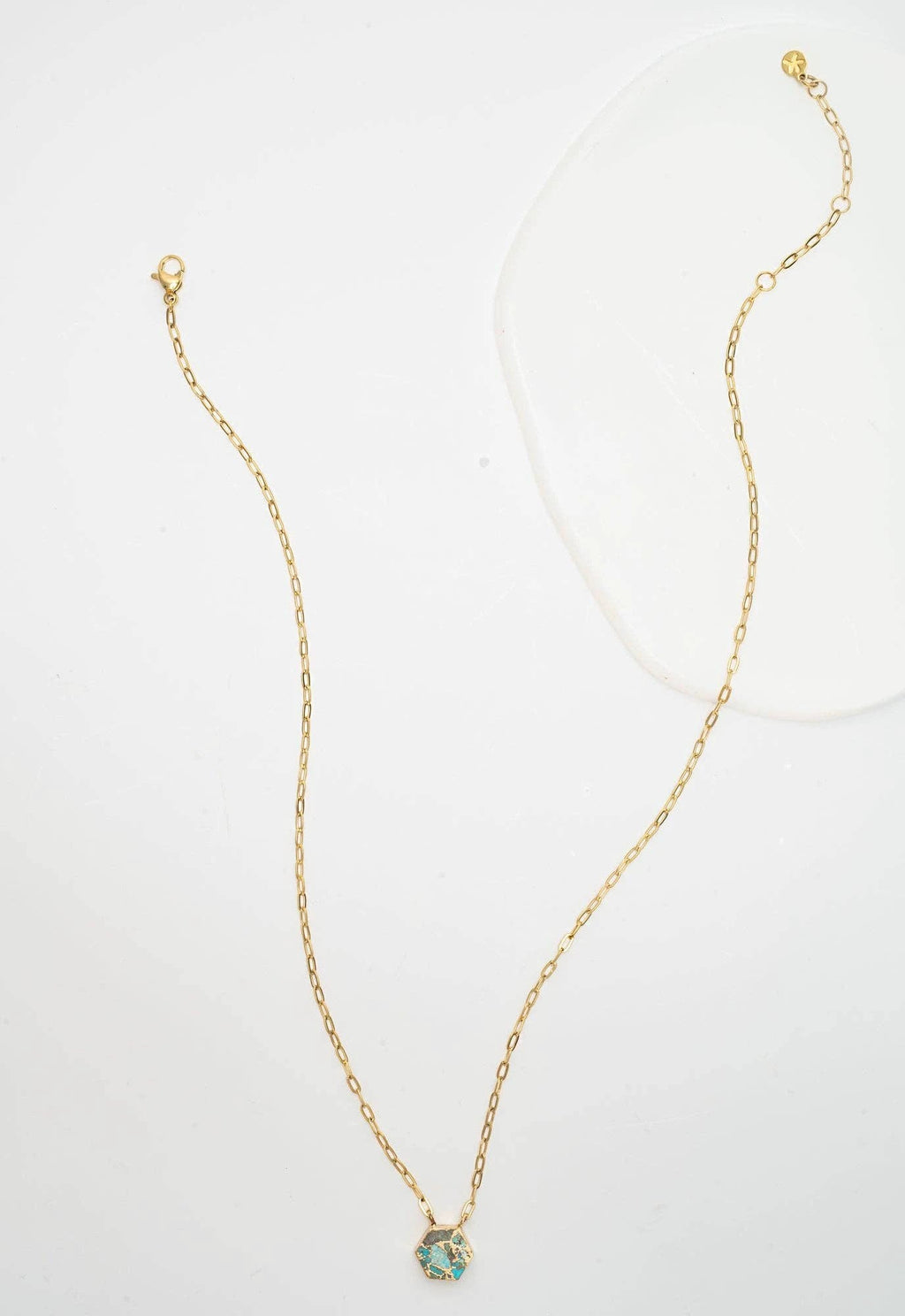 Still Waters Turquoise Necklace by Ethical Trade Co
