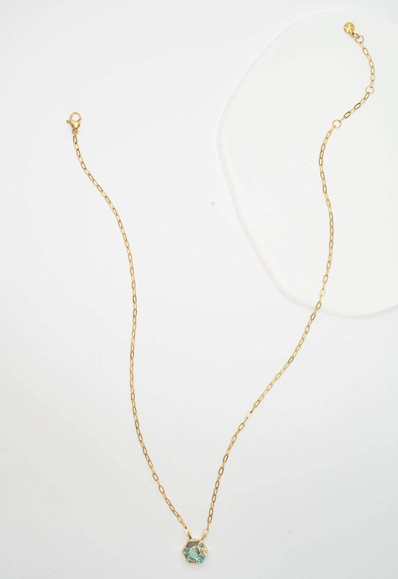 Still Waters Turquoise Necklace by Ethical Trade Co