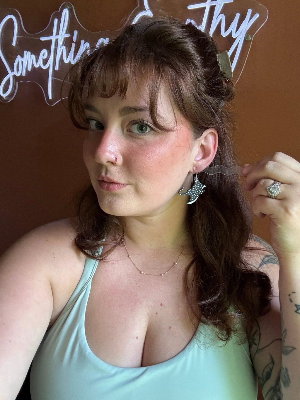 Stingray Hoops by Shop Something Earthy