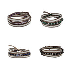 Stone 3x Wrap Earth Collection Bracelet Bracelets - Fashion La Vie Bien Stone 3x Wrap Earth Collection Bracelet