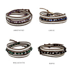 Stone 3x Wrap Earth Collection Bracelet Bracelets - Fashion La Vie Bien Stone 3x Wrap Earth Collection Bracelet