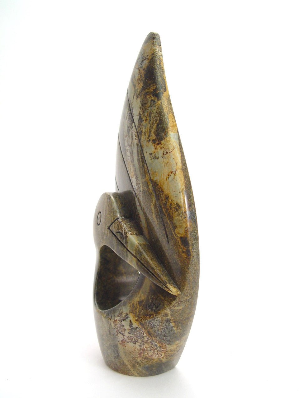 Stone Bird with Wings Up La Vie Bien Stone Bird with Wings Up