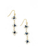 Stone Flower Earrings