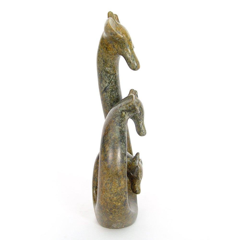 Stone Giraffe Family of Three - 12" La Vie Bien Stone Giraffe Family of Three - 12"