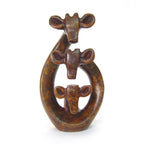 Stone Giraffe Family of Three - 5" La Vie Bien Stone Giraffe Family of Three - 5"