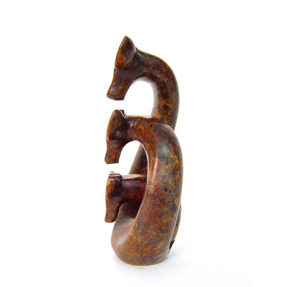 Stone Giraffe Family of Three - 5" La Vie Bien Stone Giraffe Family of Three - 5"