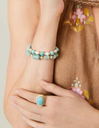 Stone Stretch Bracelet 10mm Amazonite Bracelet La Vie Bien Stone Stretch Bracelet 10mm Amazonite