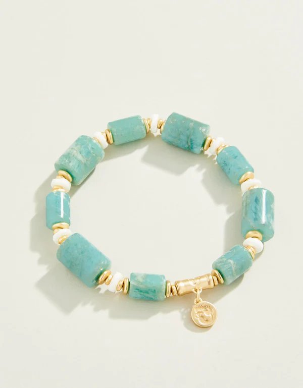 Stone Stretch Bracelet 10mm Amazonite Bracelet La Vie Bien Stone Stretch Bracelet 10mm Amazonite