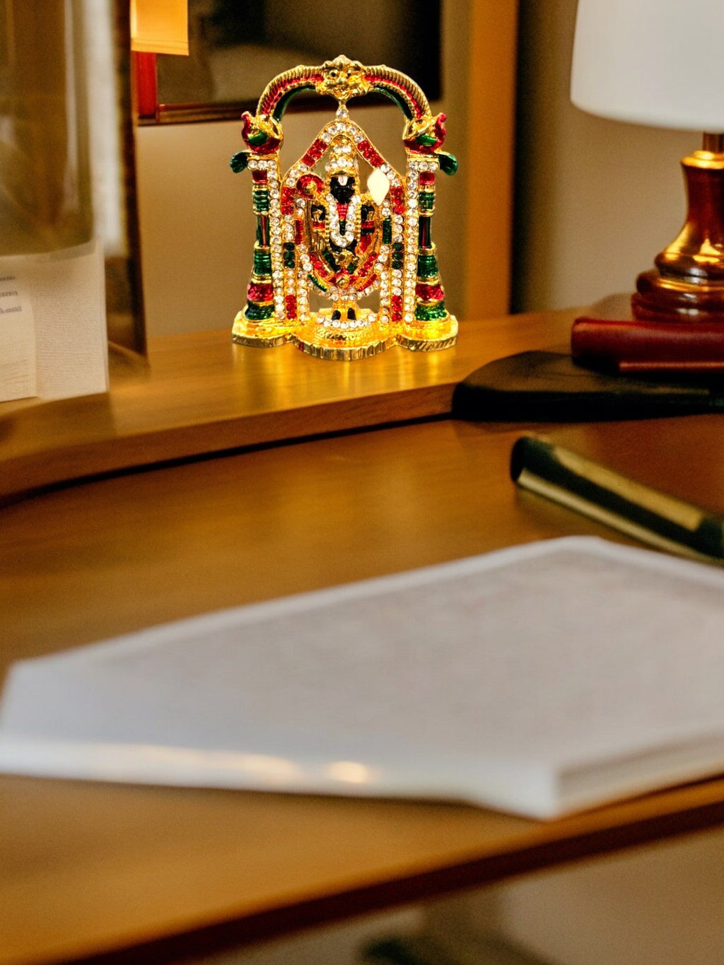 Stone Studded Lord Venkateshwara Car Accessories La Vie Bien Stone Studded Lord Venkateshwara