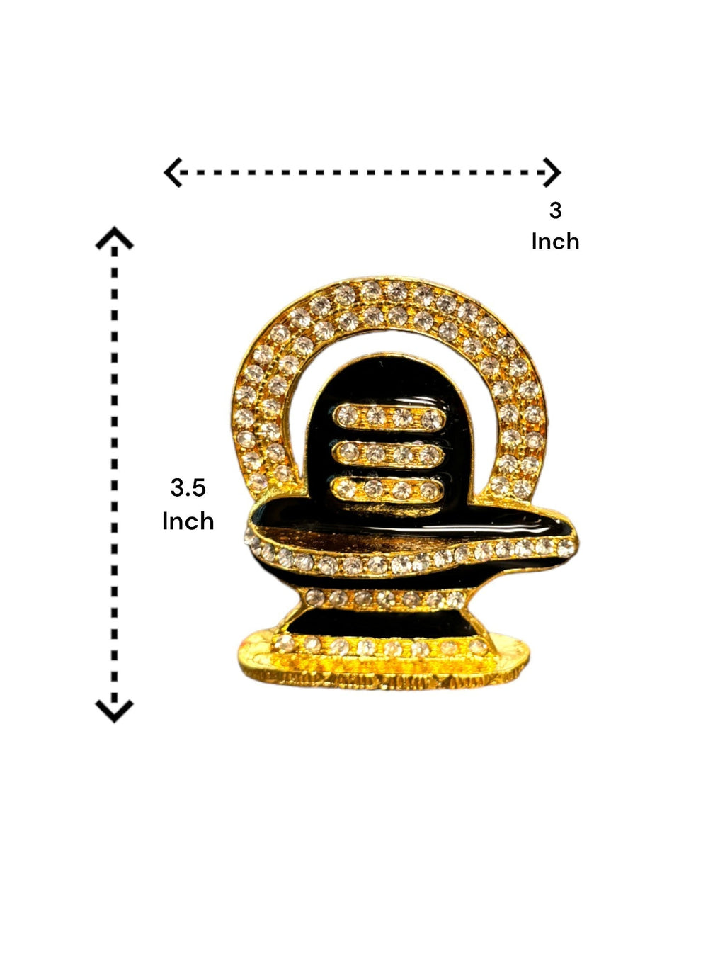 Stone Studded Shivling Car Accessories La Vie Bien Stone Studded Shivling