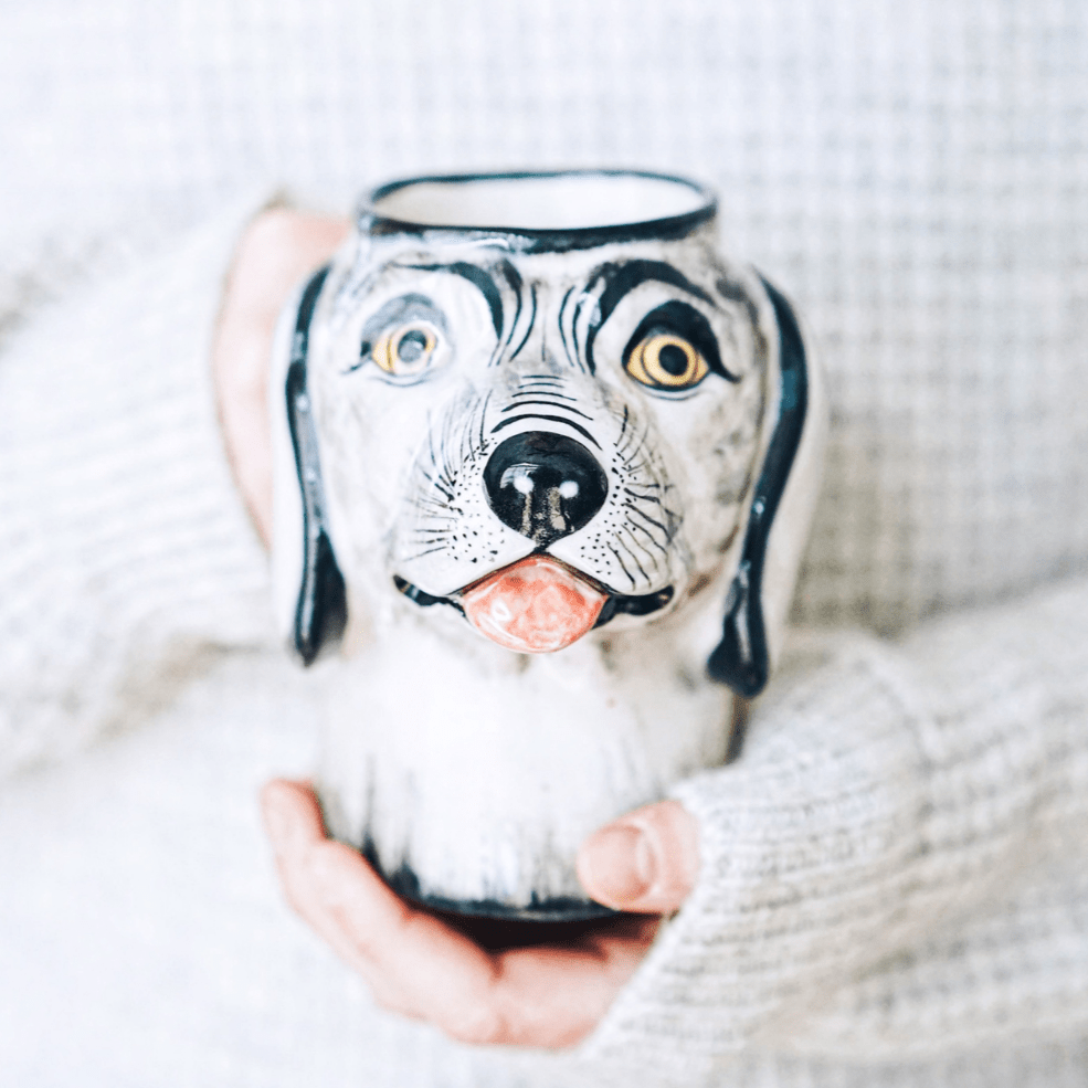 Stoneware Dog Mug Kitchen - Ceramics La Vie Bien Stoneware Dog Mug