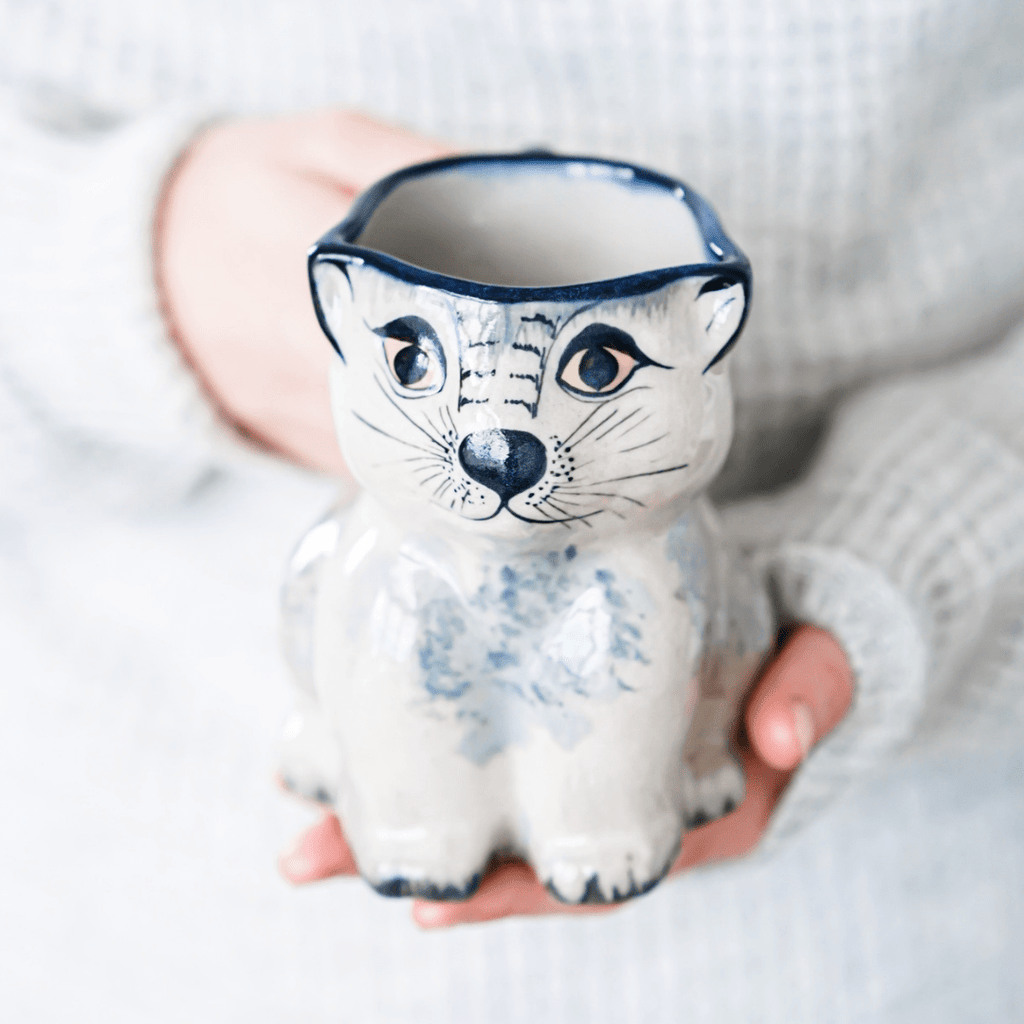Stoneware Kitty Mug Kitchen-Ceramics La Vie Bien Stoneware Kitty Mug